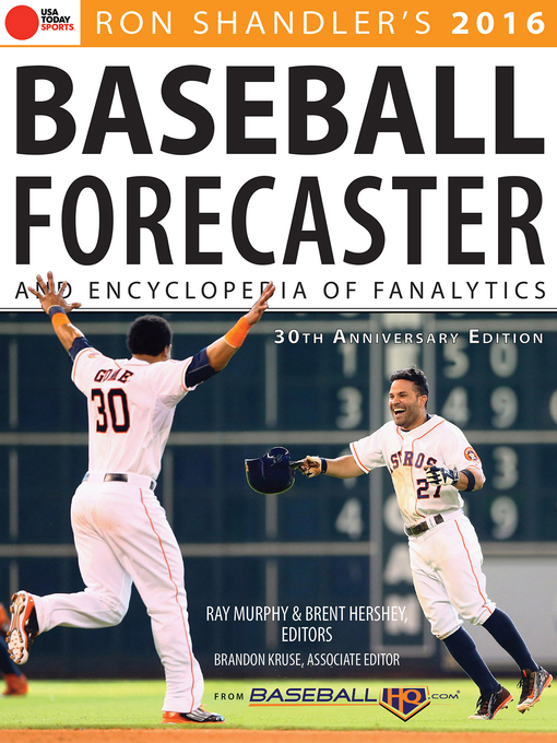 Title details for 2016 Baseball Forecaster by Ron Shandler - Available